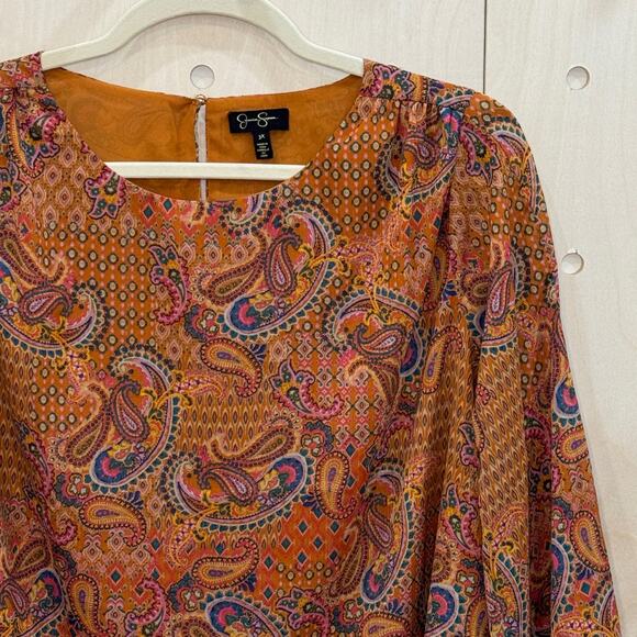 JESSICA SIMPSOM Monique Top Size 3X Kimono Sleeve Boho Top - Picture 4 of 10